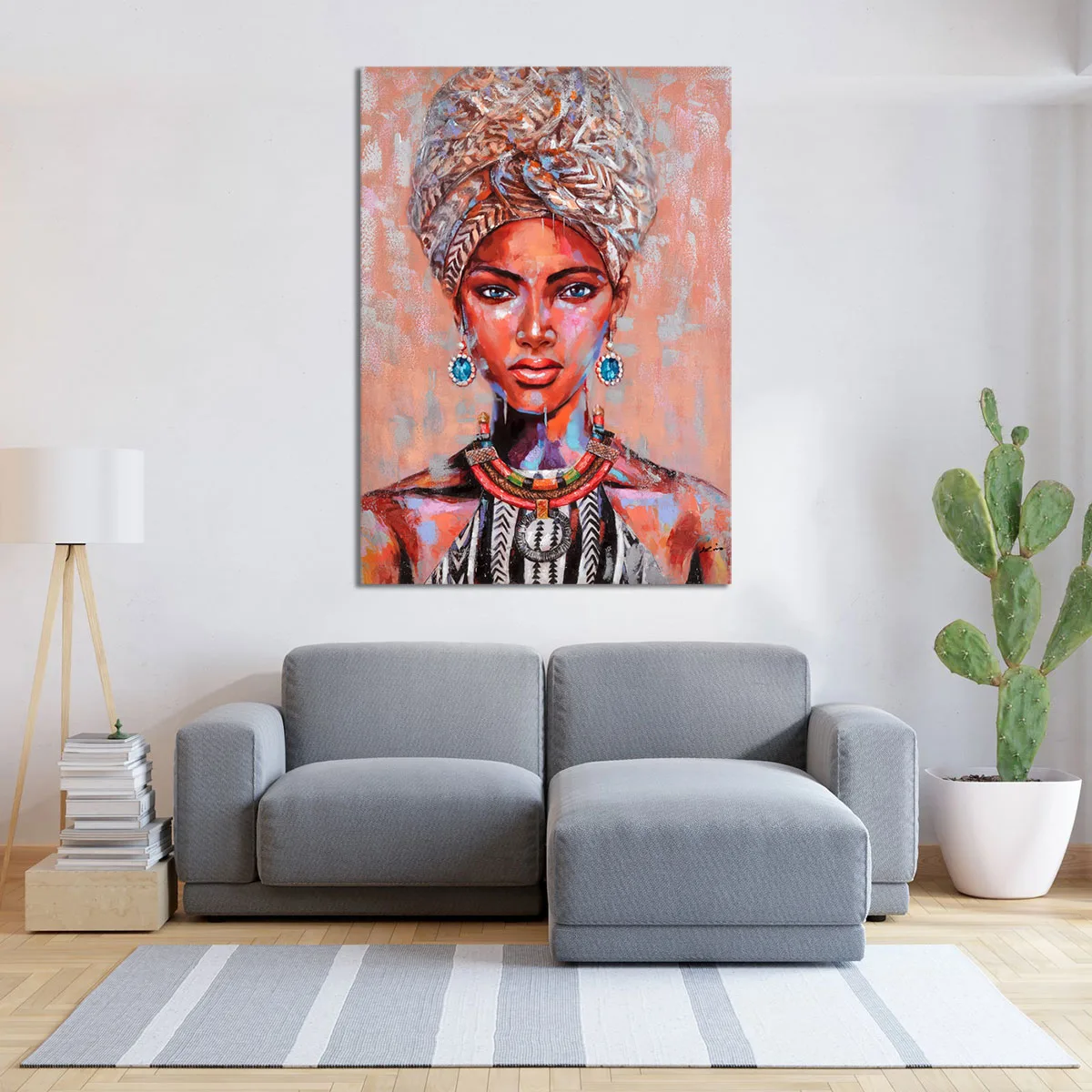 Tablou femeie africana - Radacinile feminitatii — imaginea 2