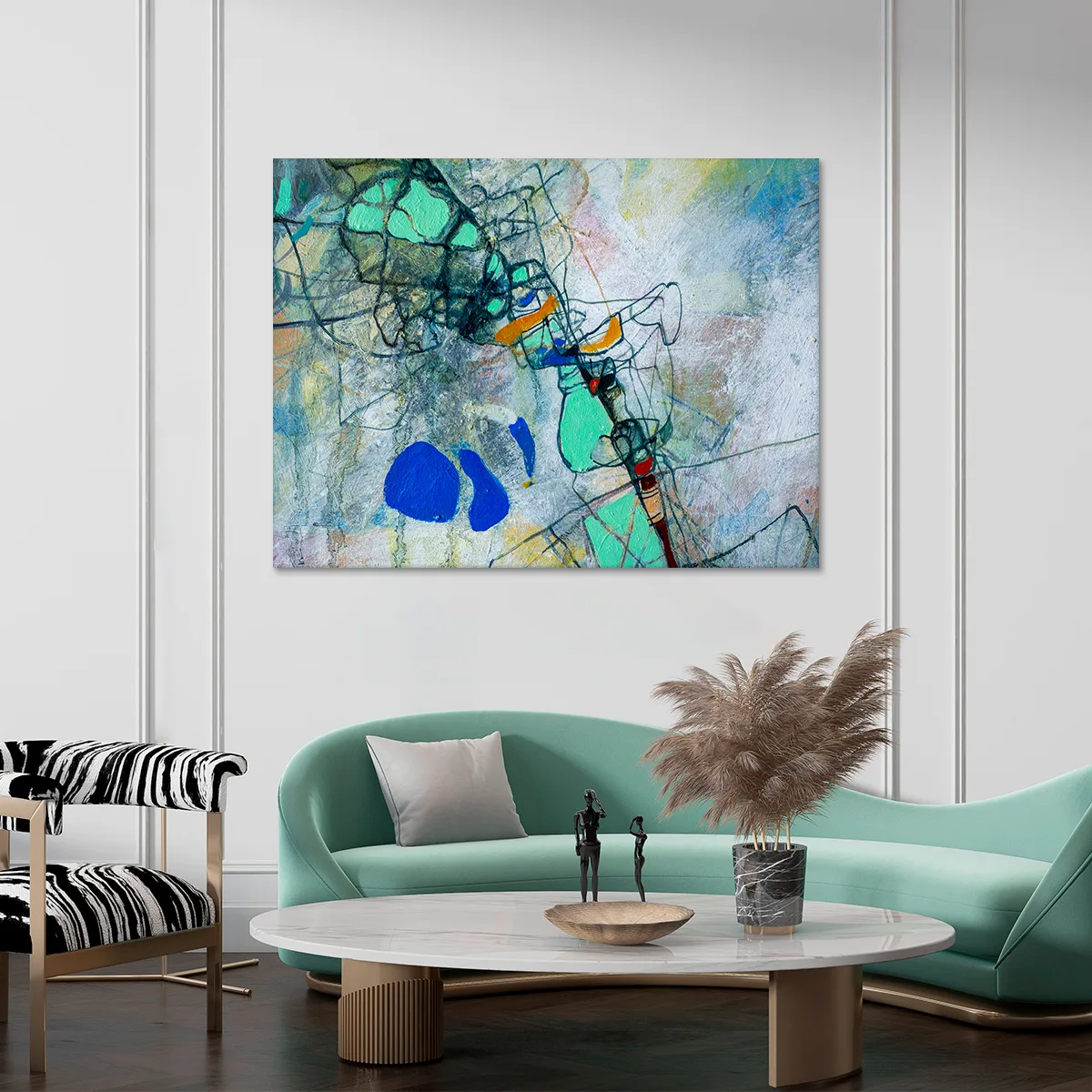 Tablou canvas abstract drawing — imaginea 3