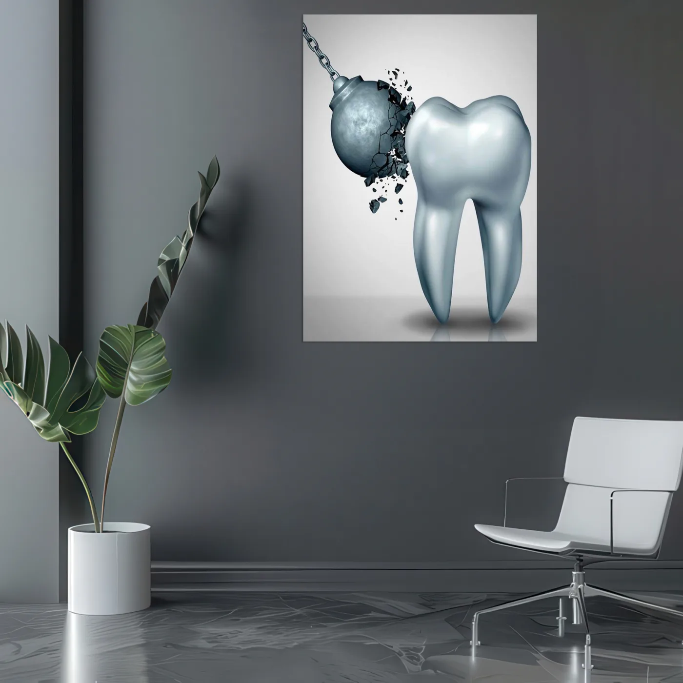 Tablou canvas Stomatologie Dintele Puternic — imaginea 4