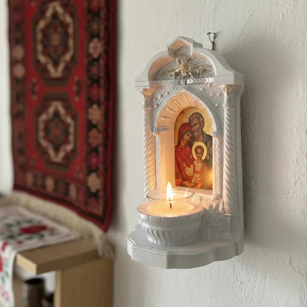 Candela Sfintei Familii - (Iisus Hristos ca Prunc, Fecioara Maria si Sfantul Iosif) — imaginea 3