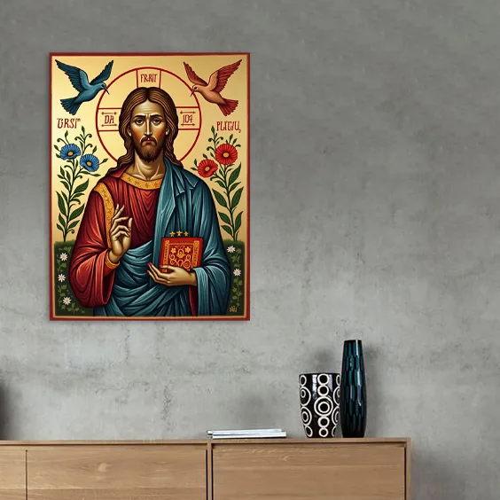 Tablou Canvas Mântuitorul, Purtătorul de Lumină — imaginea 4