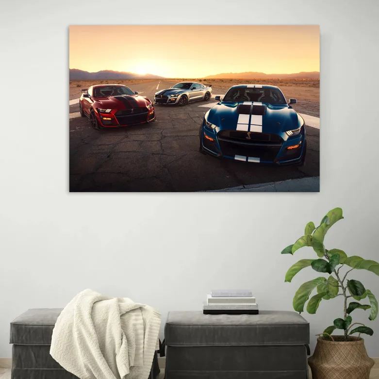 Tablou canvas Apus Metalic — imaginea 4
