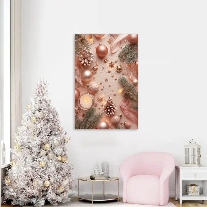 Tablou Canvas de Crăciun – Farmecul sărbătorilor — imaginea 2