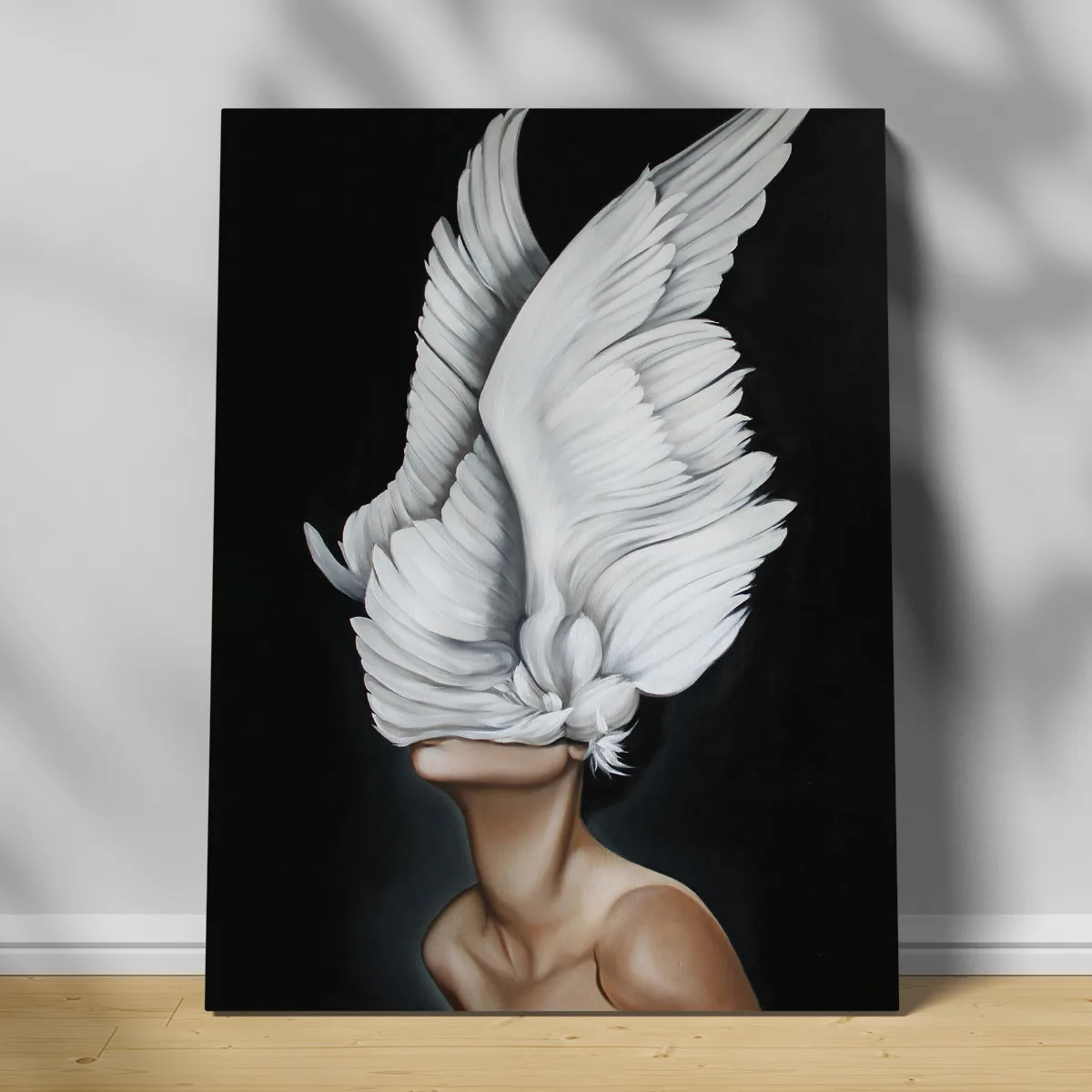 Tablou canvas portrait with wings