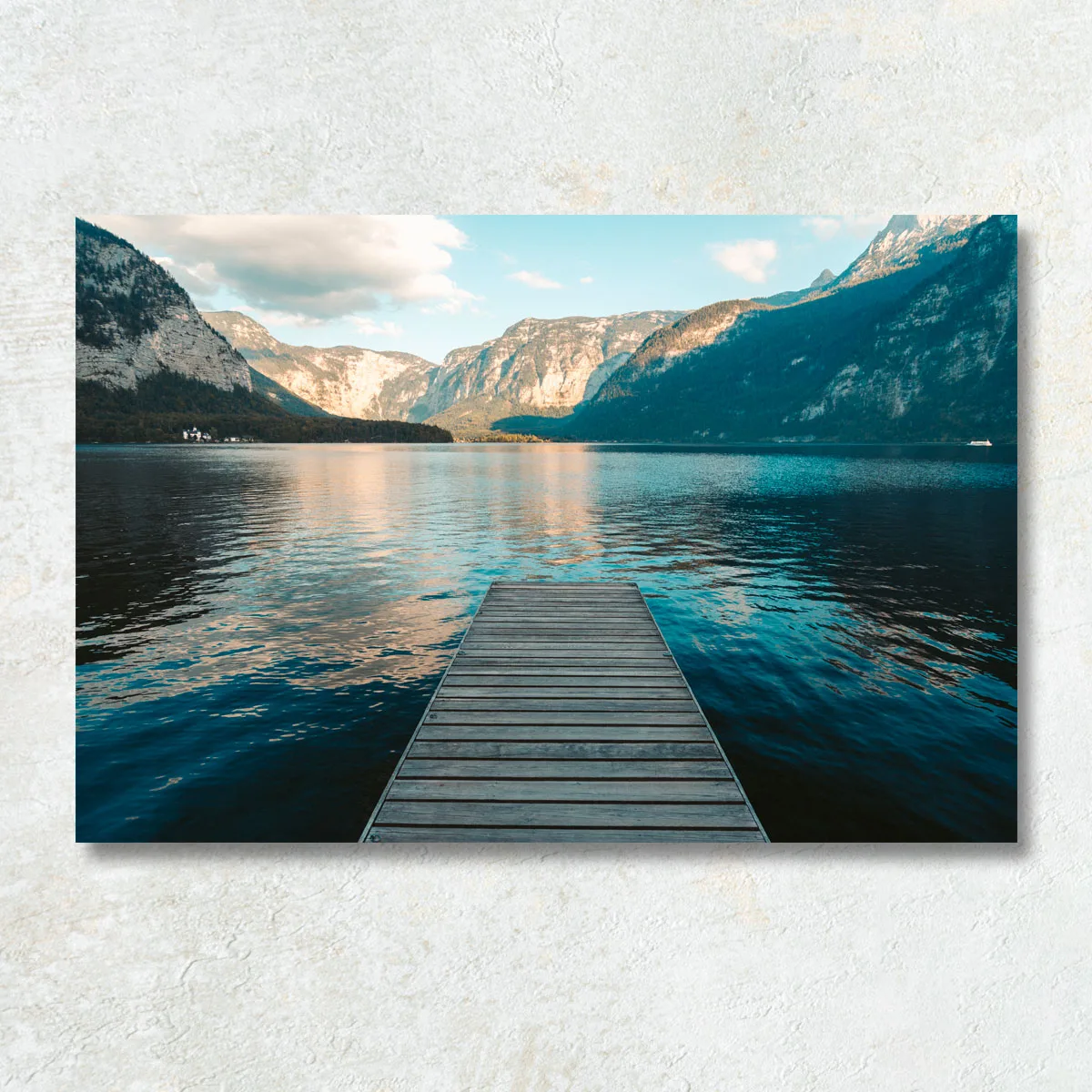 Tablou feng shui Ponton pe lac