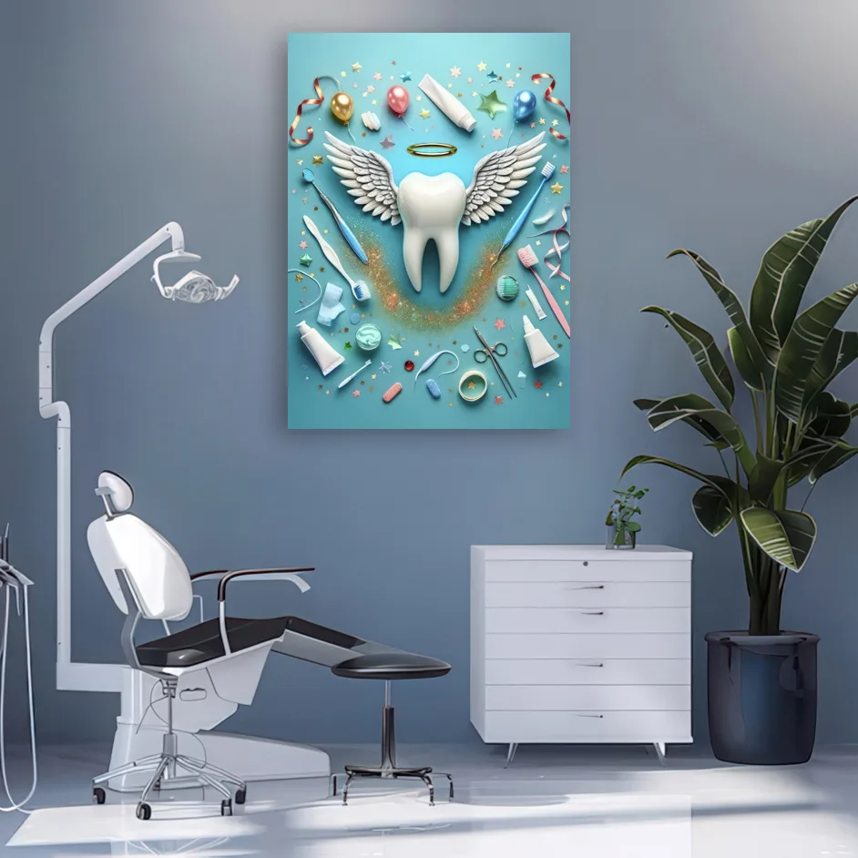 Tablou canvas Stomatologie Îngerul Dintelui — imaginea 3