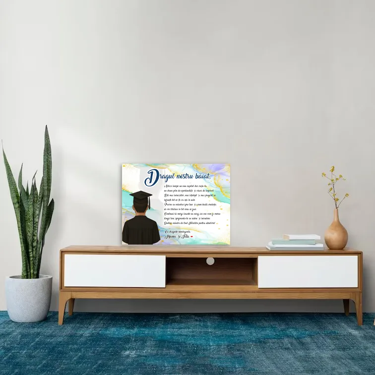 Tablou personalizat pentru absolvirea fiului tău — imaginea 3