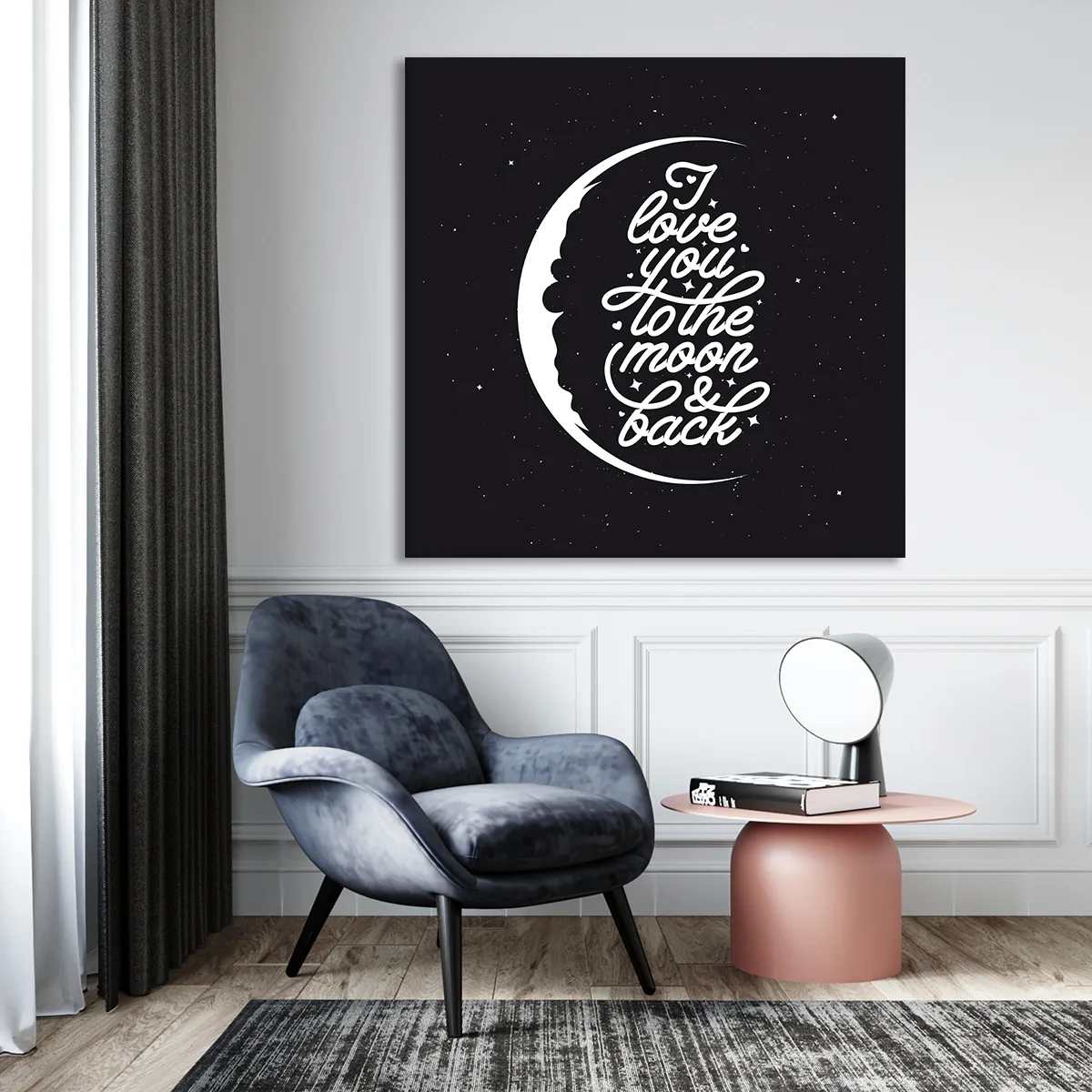 Tablou canvas I Love You — imaginea 2