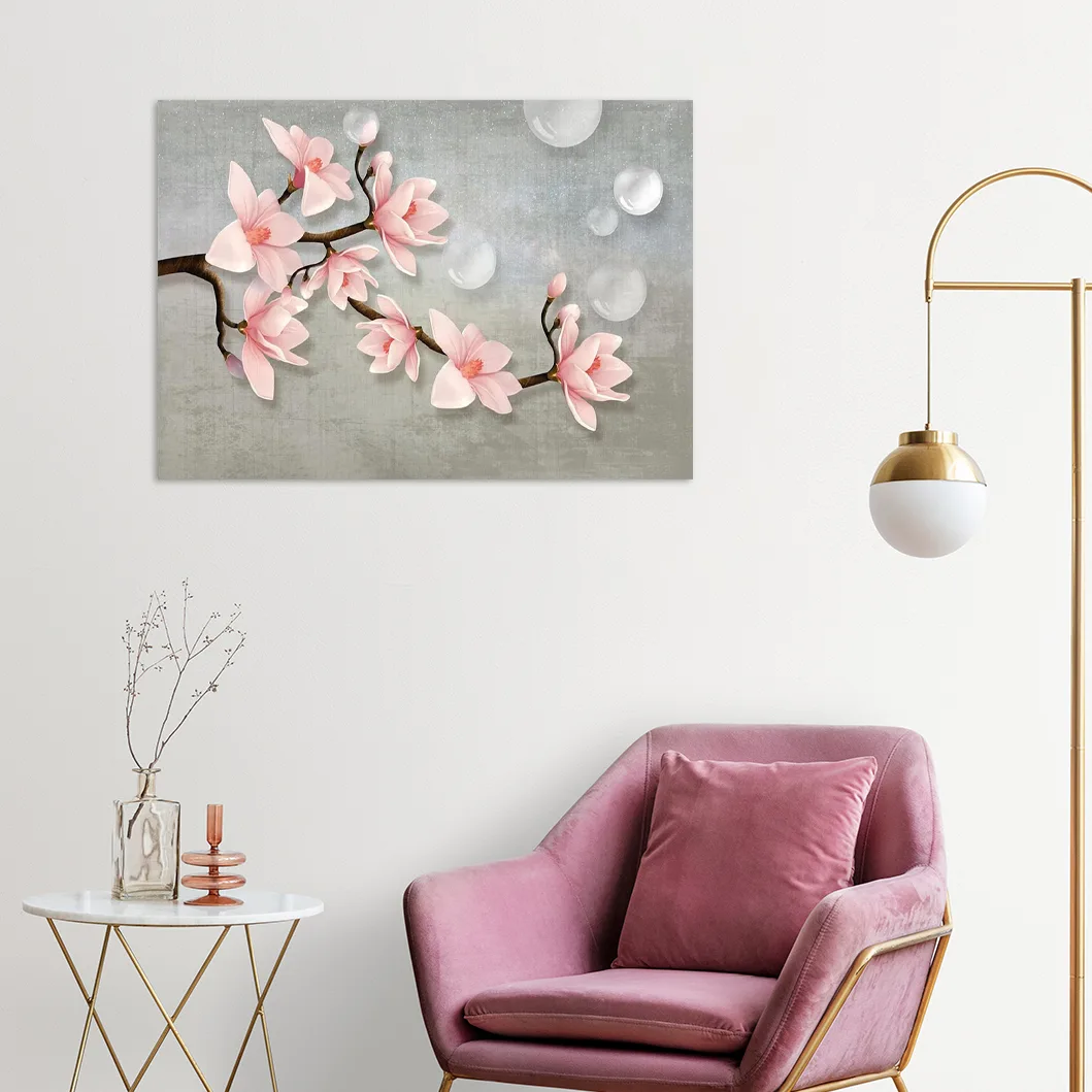 Tablou canvas Dansul Florilor de Magnolie — imaginea 2
