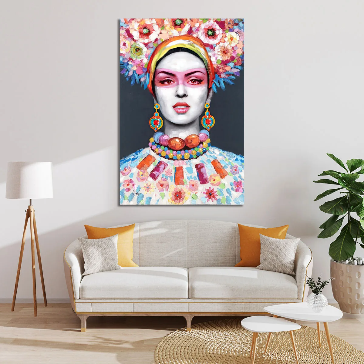 Tablou canvas jocul culorilor — imaginea 2