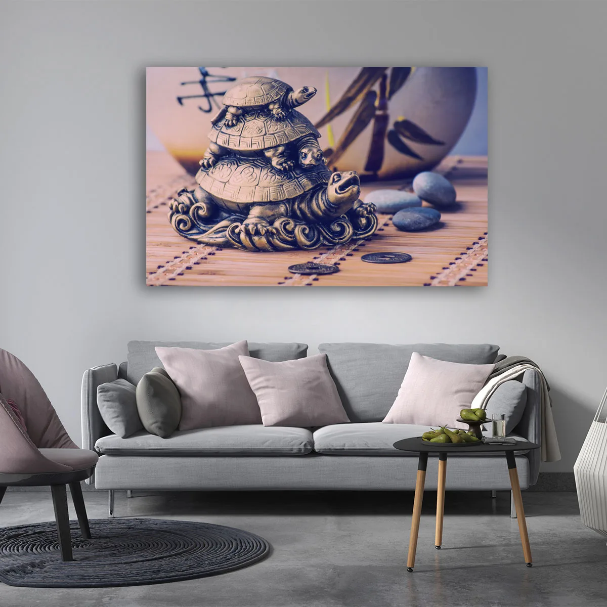 Tablou Feng Shui broastele celor trei generatii — imaginea 4