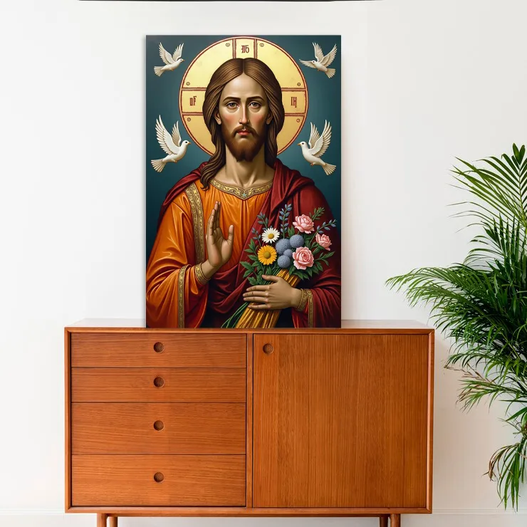 Tablou Canvas Binecuvantarea - Isus Hristos — imaginea 3