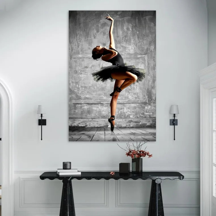 Tablou canvas cu balerina Gratia Dansului Etern — imaginea 4