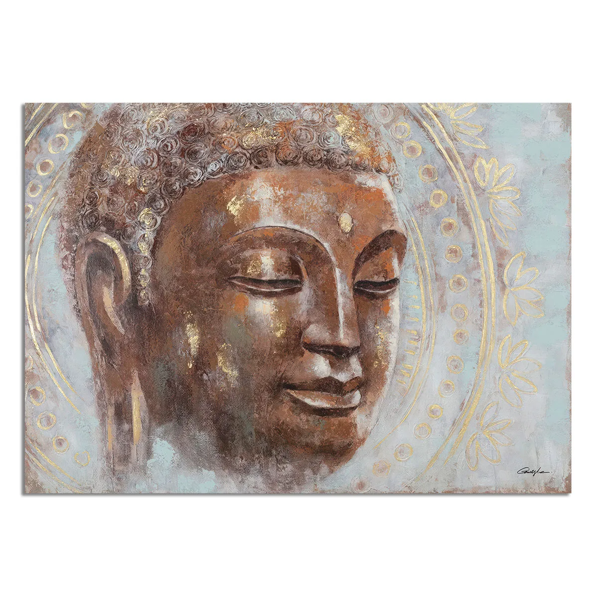 Tablou feng shui Budha - iluminare interioara
