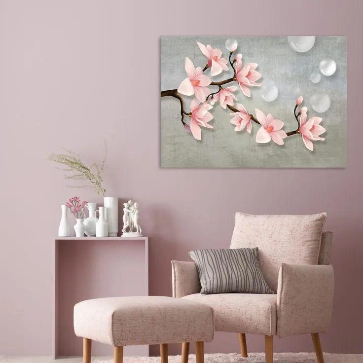 Tablou canvas Dansul Florilor de Magnolie — imaginea 3
