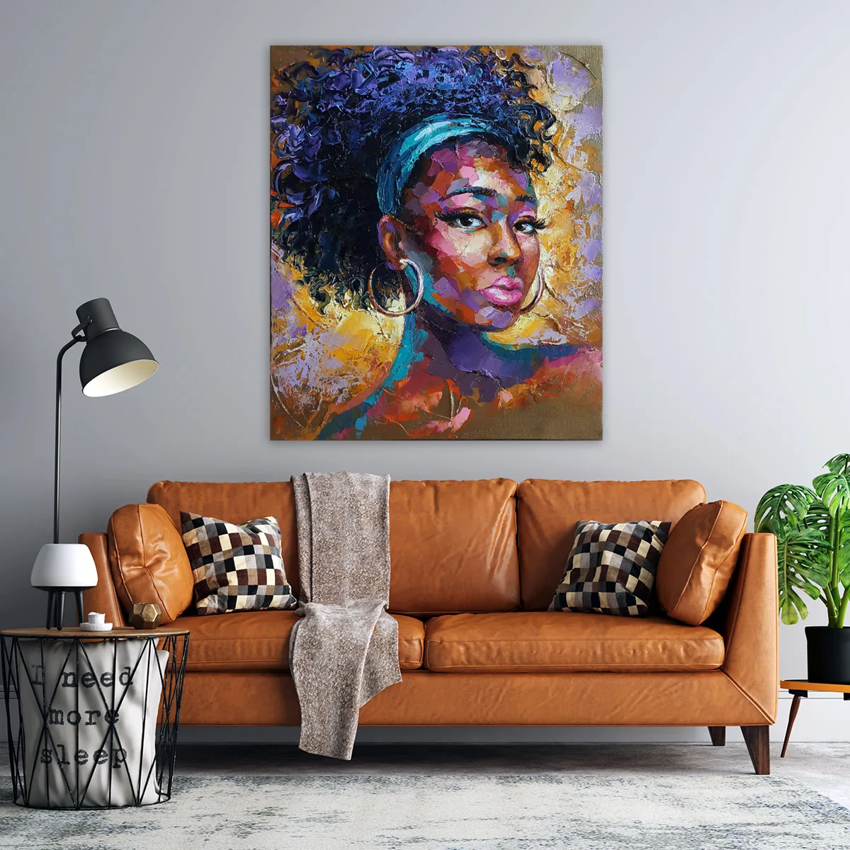 Tablou canvas femeie africana Rehema — imaginea 3