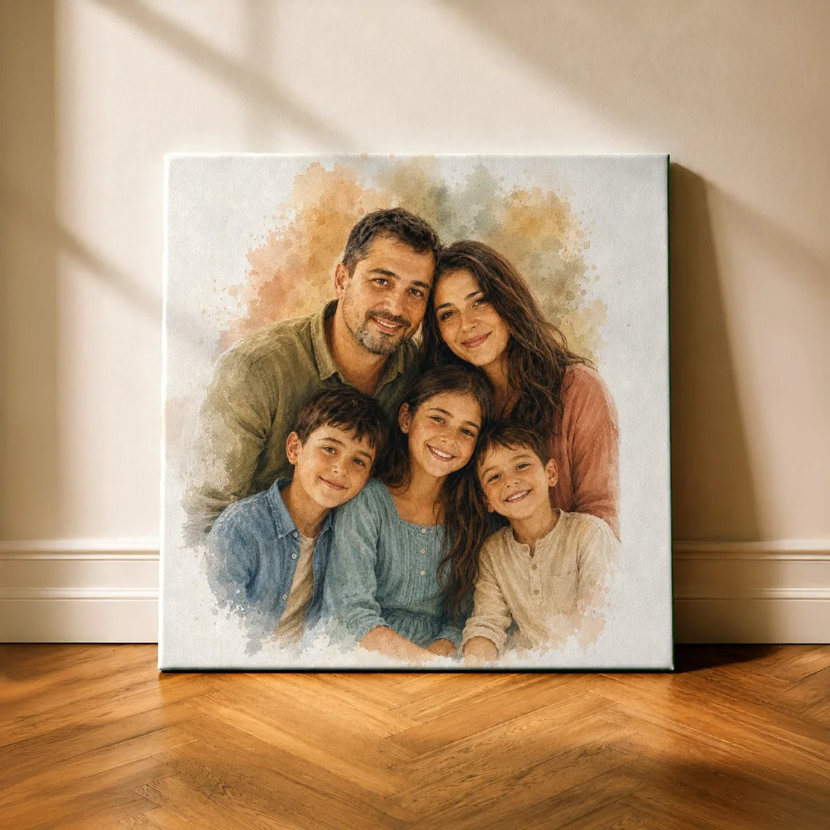 Tablou personalizat watercolor vertical — imaginea 7
