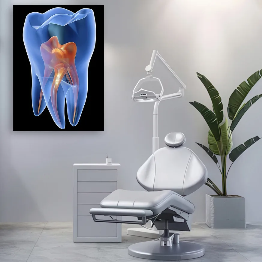 Tablou canvas Stomatologie Blue Tooth — imaginea 2