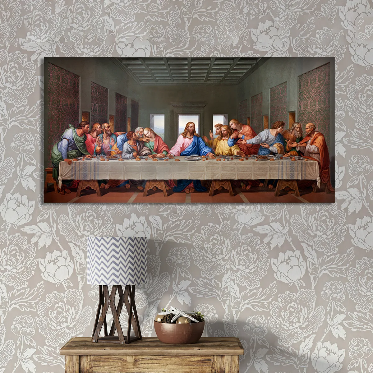 Tablou Cina cea de taina, Leonardo da Vinci — imaginea 3
