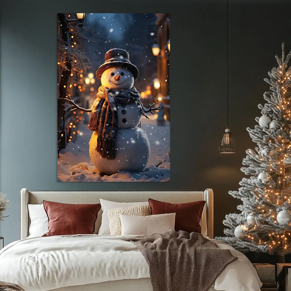 Tablou Canvas de Crăciun – Magia Zăpezii — imaginea 2