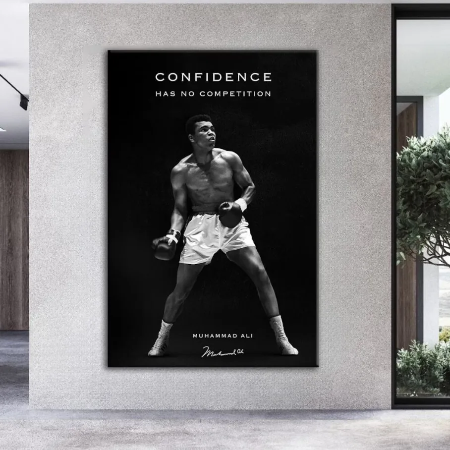 Tablou Canvas Motivational Muhammad Ali Legenda boxului — imaginea 3