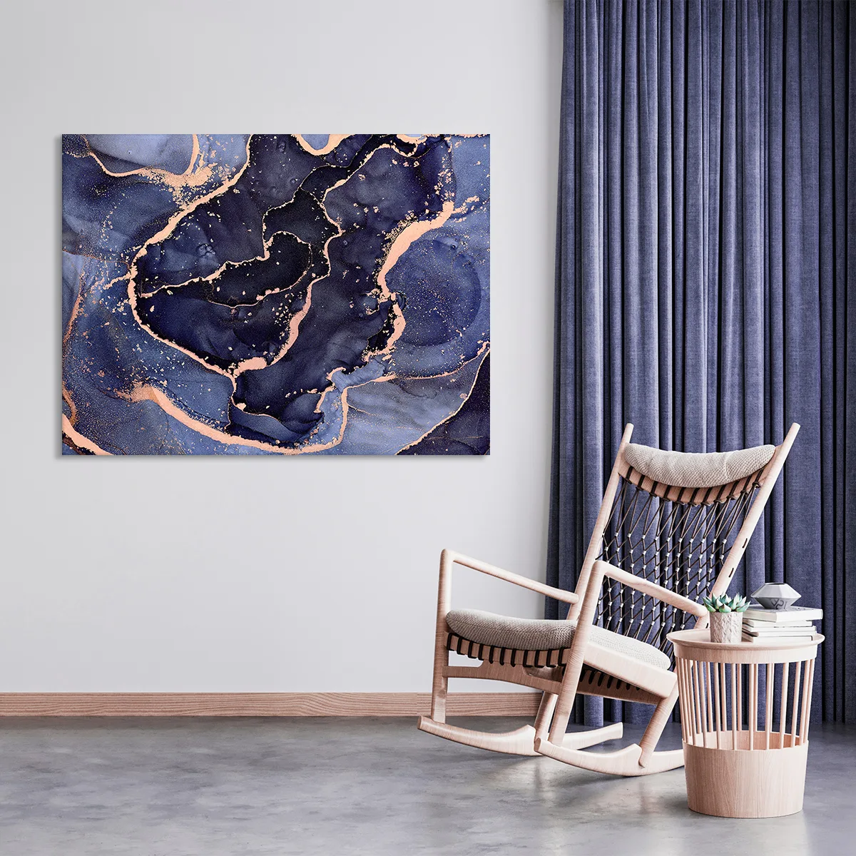 Tablou canvas purple gold — imaginea 3