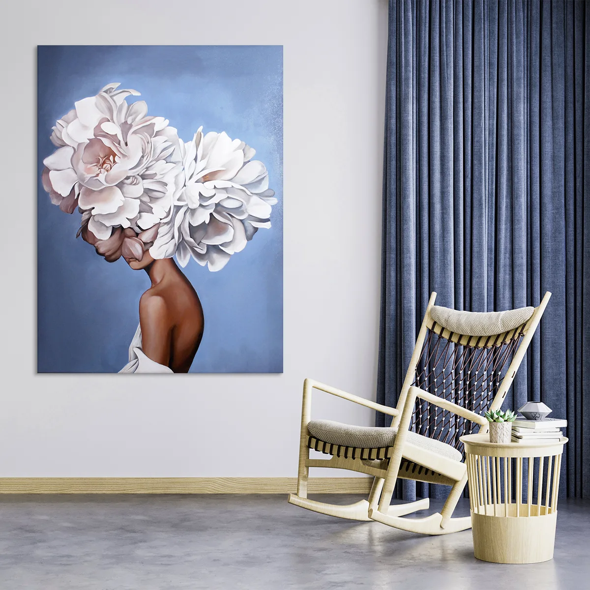Tablou canvas flower portrait II — imaginea 2