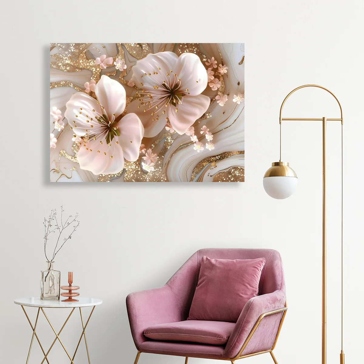 Tablou Canvas - Eleganță Florală — imaginea 3
