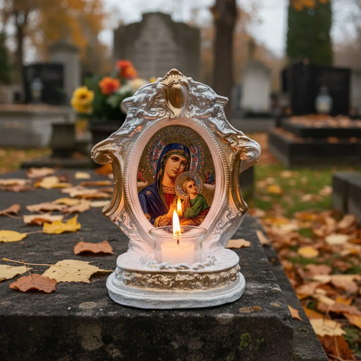Candela Mantuirii Maica Domnului si Iisus Hristos — imaginea 3
