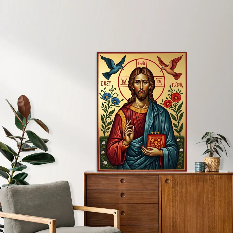 Tablou Canvas Mântuitorul, Purtătorul de Lumină — imaginea 3