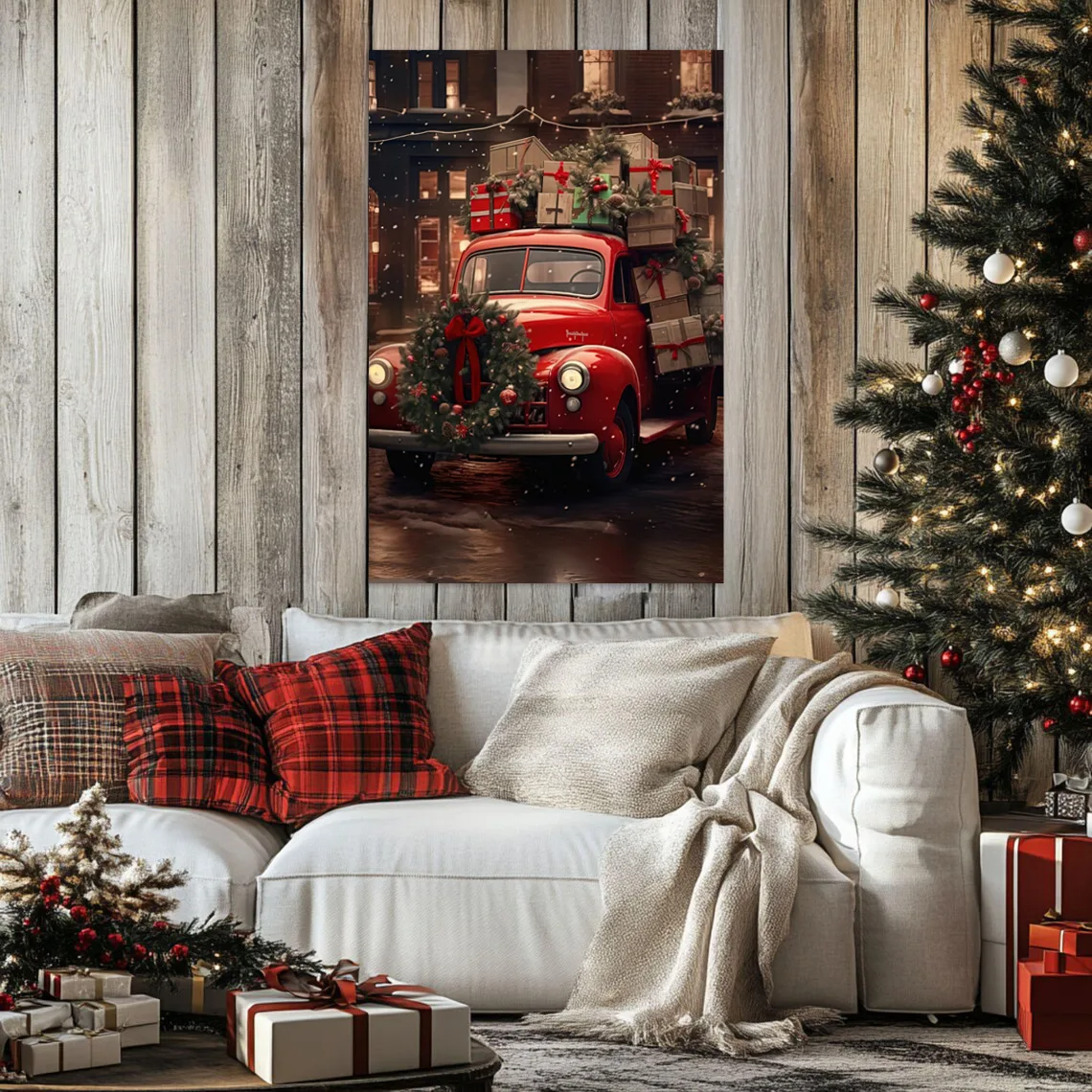 Tablou Canvas de Crăciun – Călătorie spre Magie — imaginea 3