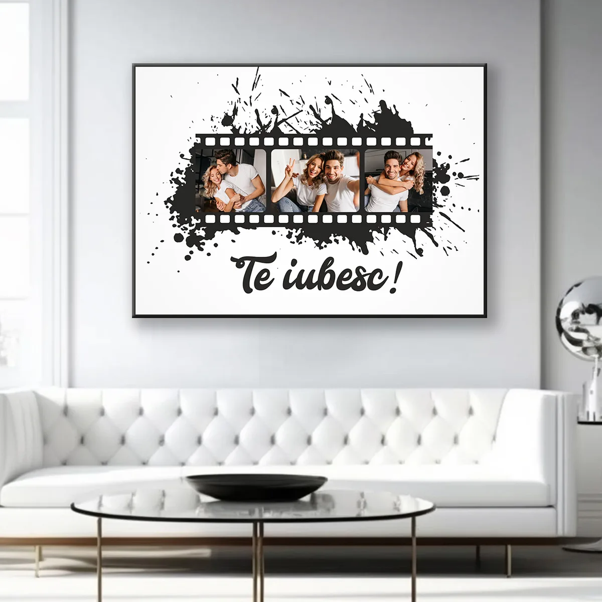 Tablou personalizat Colaj de Iubire cu 3 poze