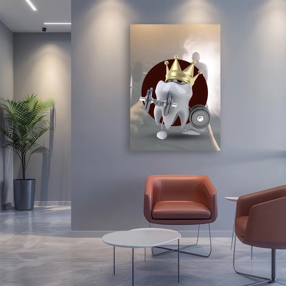 Tablou canvas Stomatologie Regele Dinților — imaginea 4