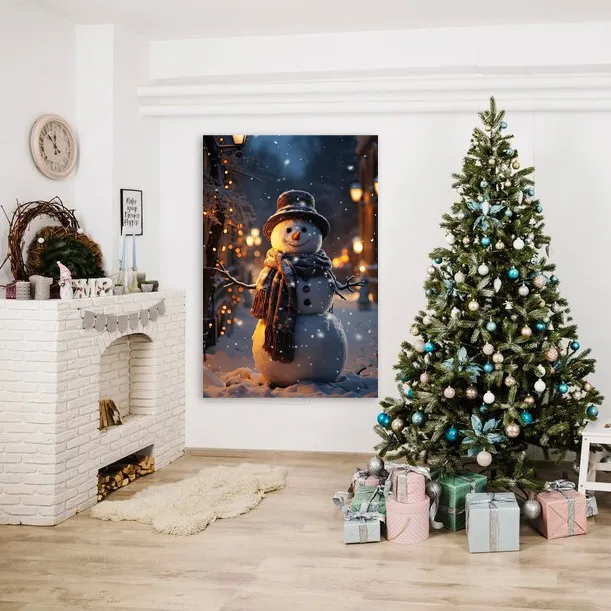 Tablou Canvas de Crăciun – Magia Zăpezii — imaginea 3