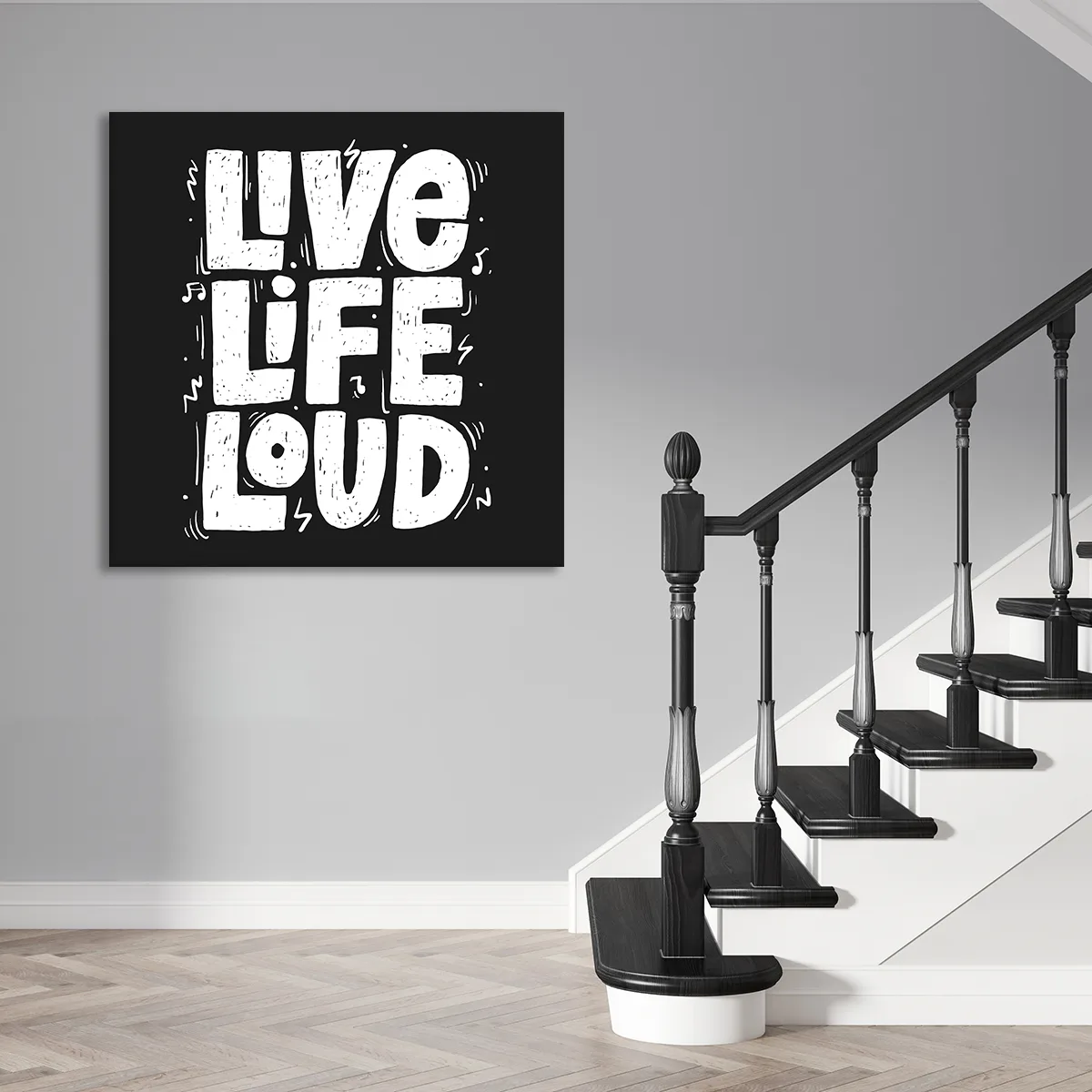 Tablou canvas Live Life Loud — imaginea 2