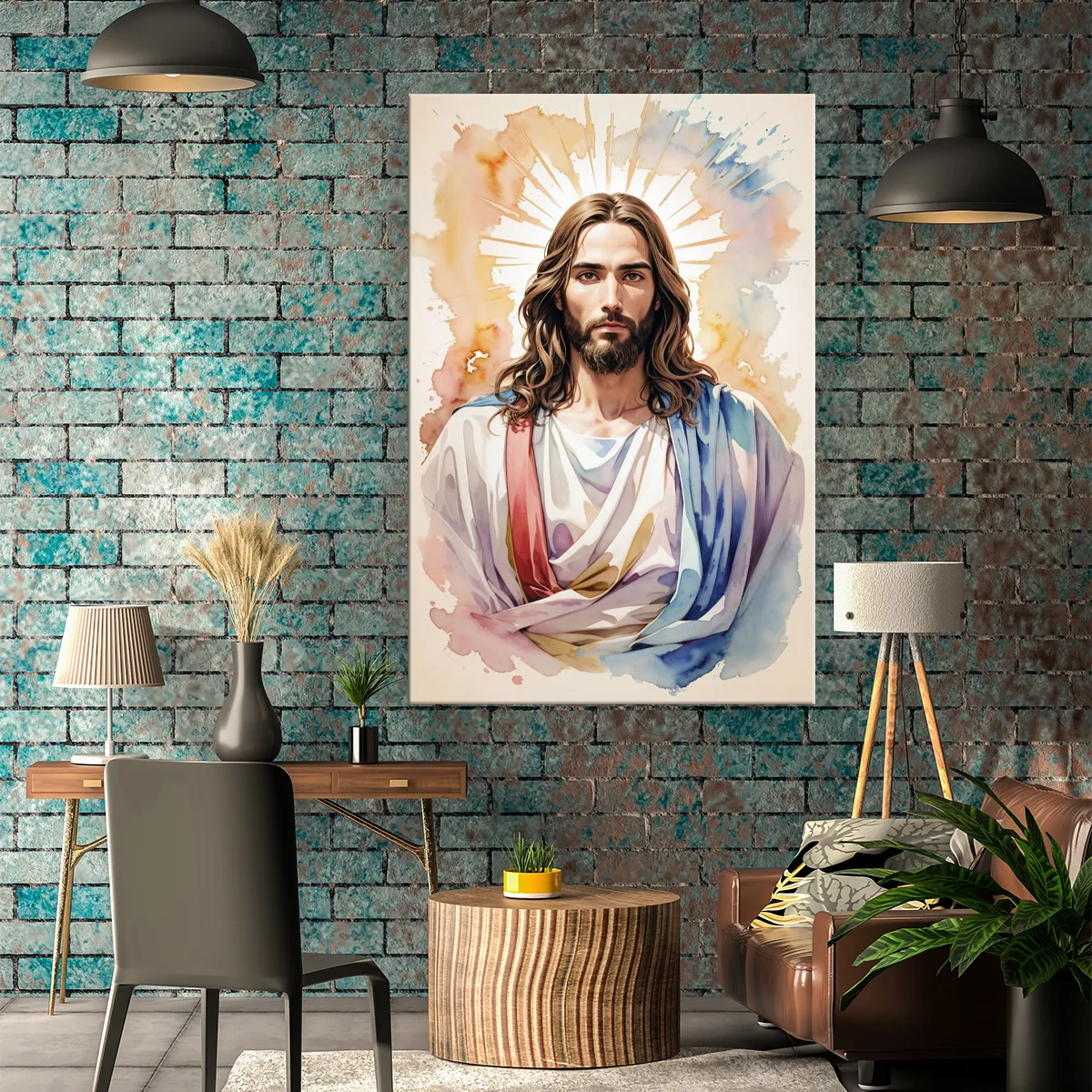 Tablou Canvas Portretul lui Isus Hristos — imaginea 3