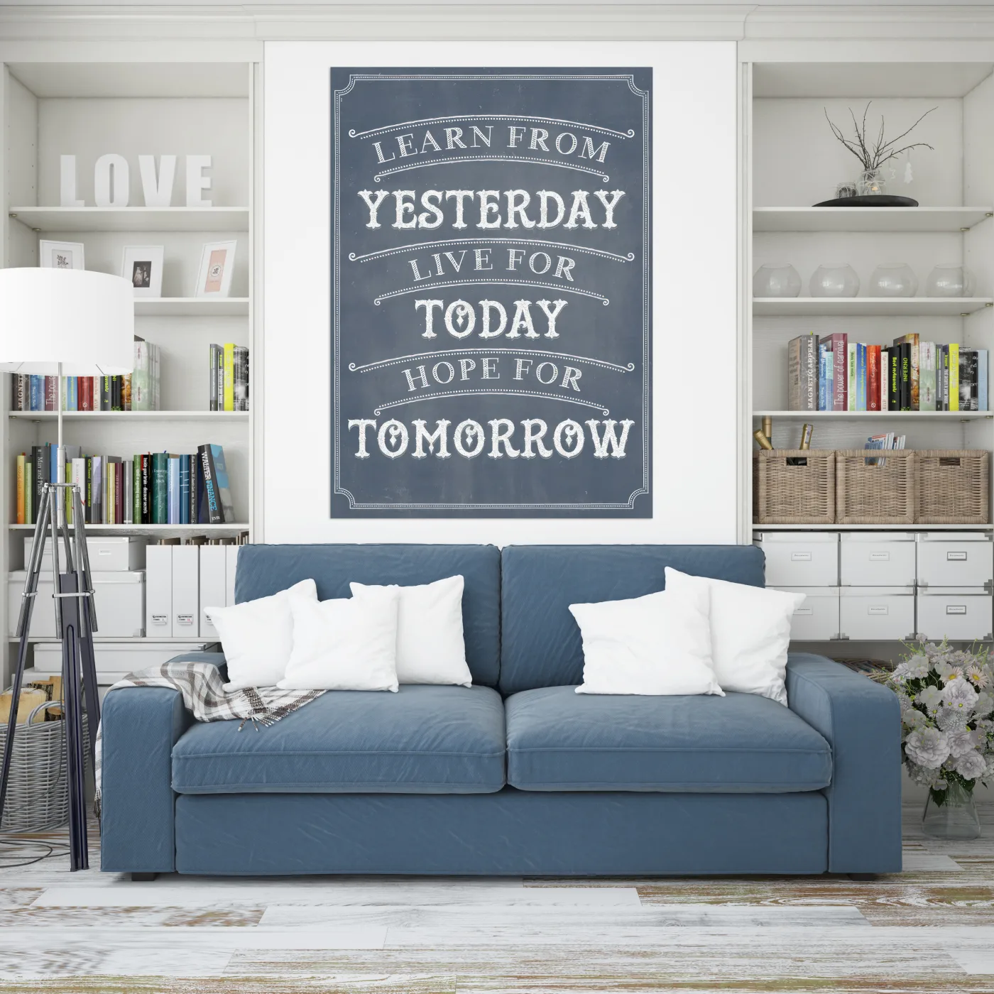 Tablou Canvas "Learn from Yesterday" — imaginea 2