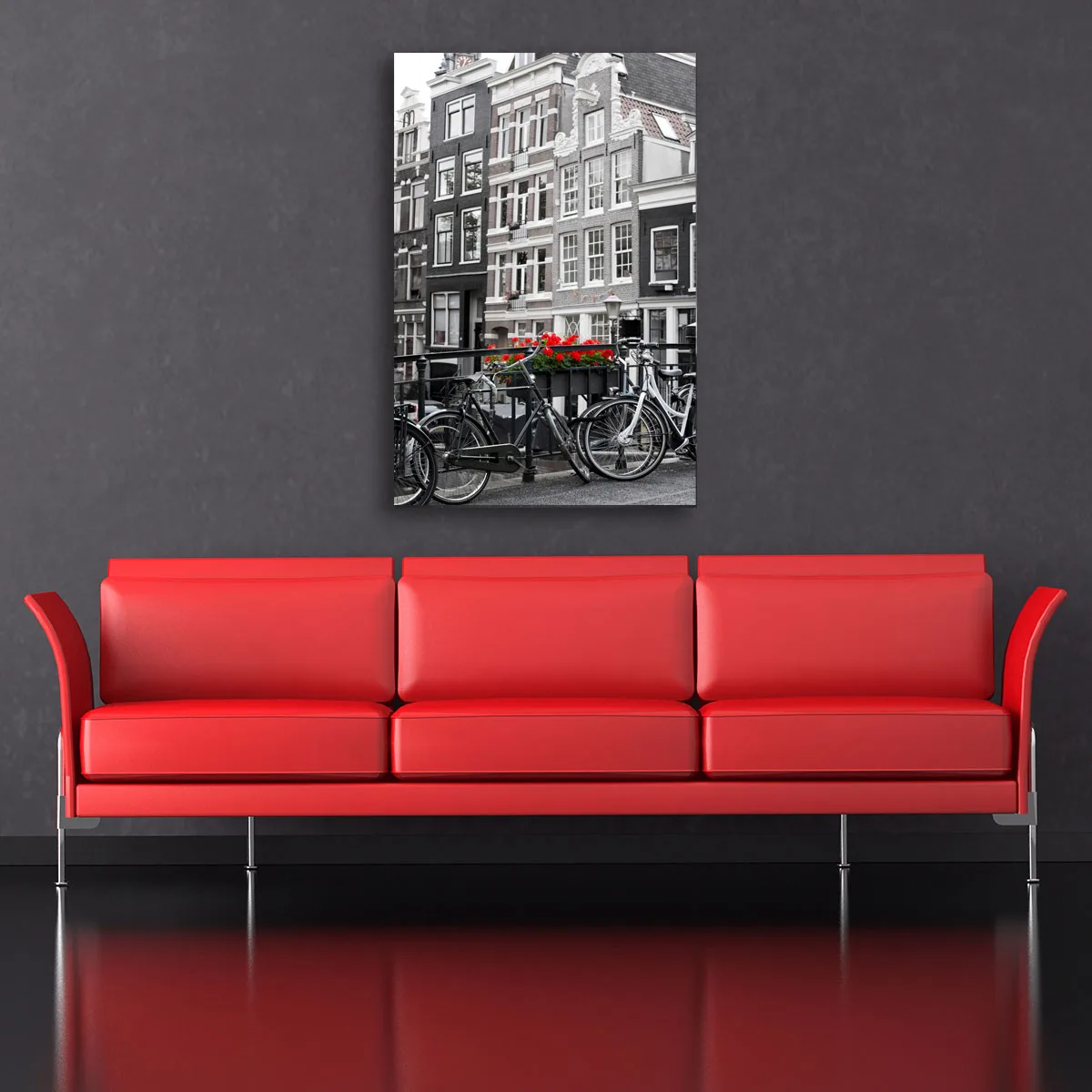 Tablou canvas pe panza Amsterdam II — imaginea 3