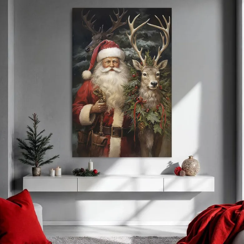 Tablou Canvas Moș Crăciun — imaginea 4