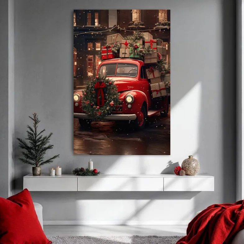 Tablou Canvas de Crăciun – Călătorie spre Magie — imaginea 2