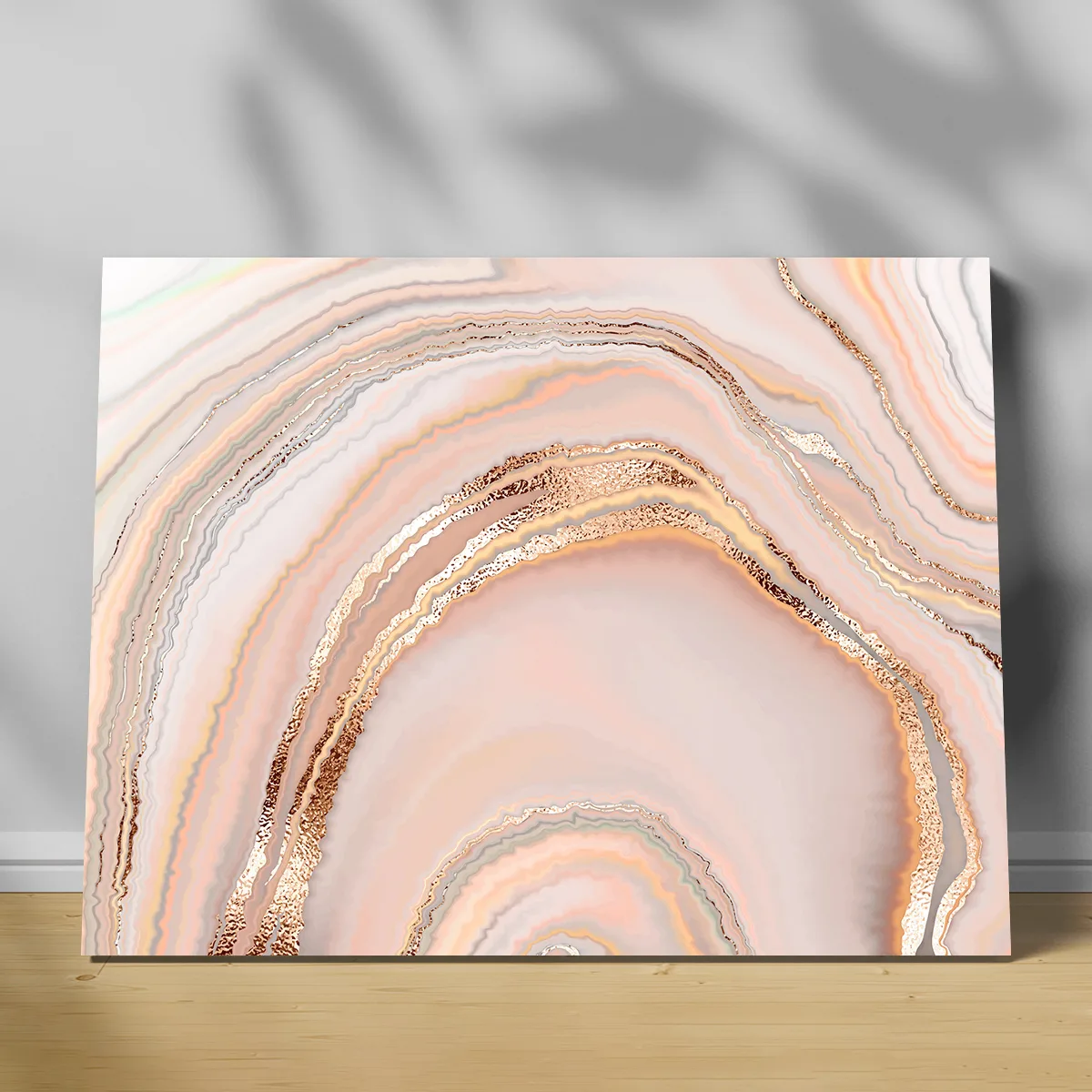 Tablou canvas pink and gold