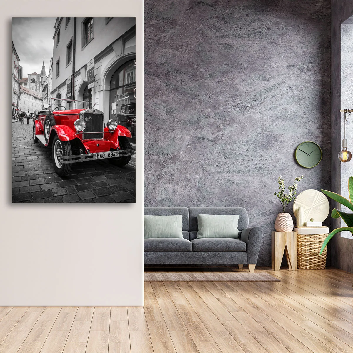 Tablou canvas masina epoca — imaginea 3