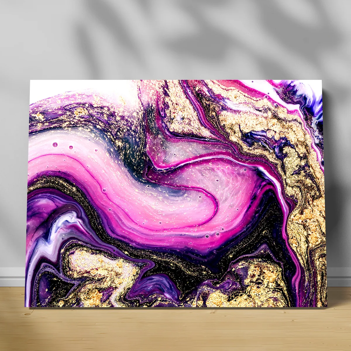 Tablou canvas purple and gold