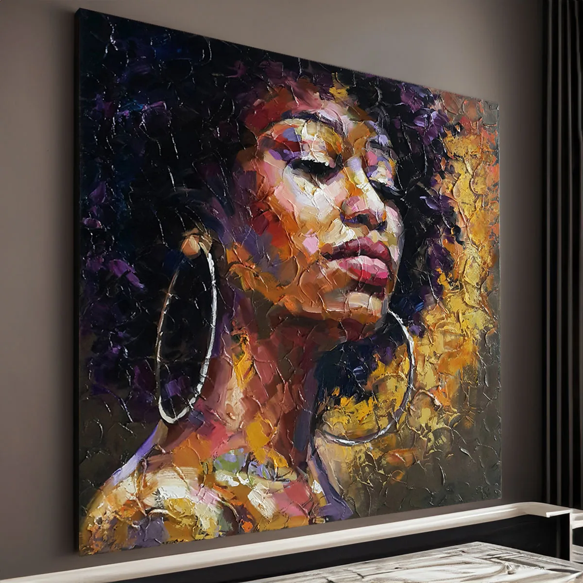 Tablou canvas femeie africana Abeni — imaginea 3