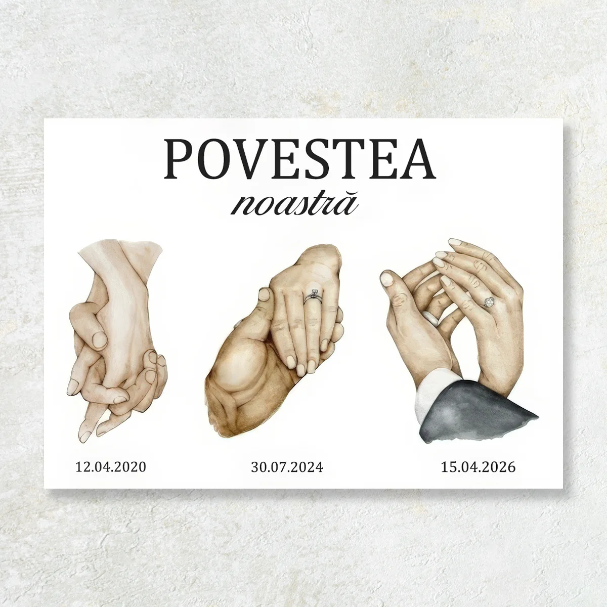 Tablou personalizat Povestea Noastra