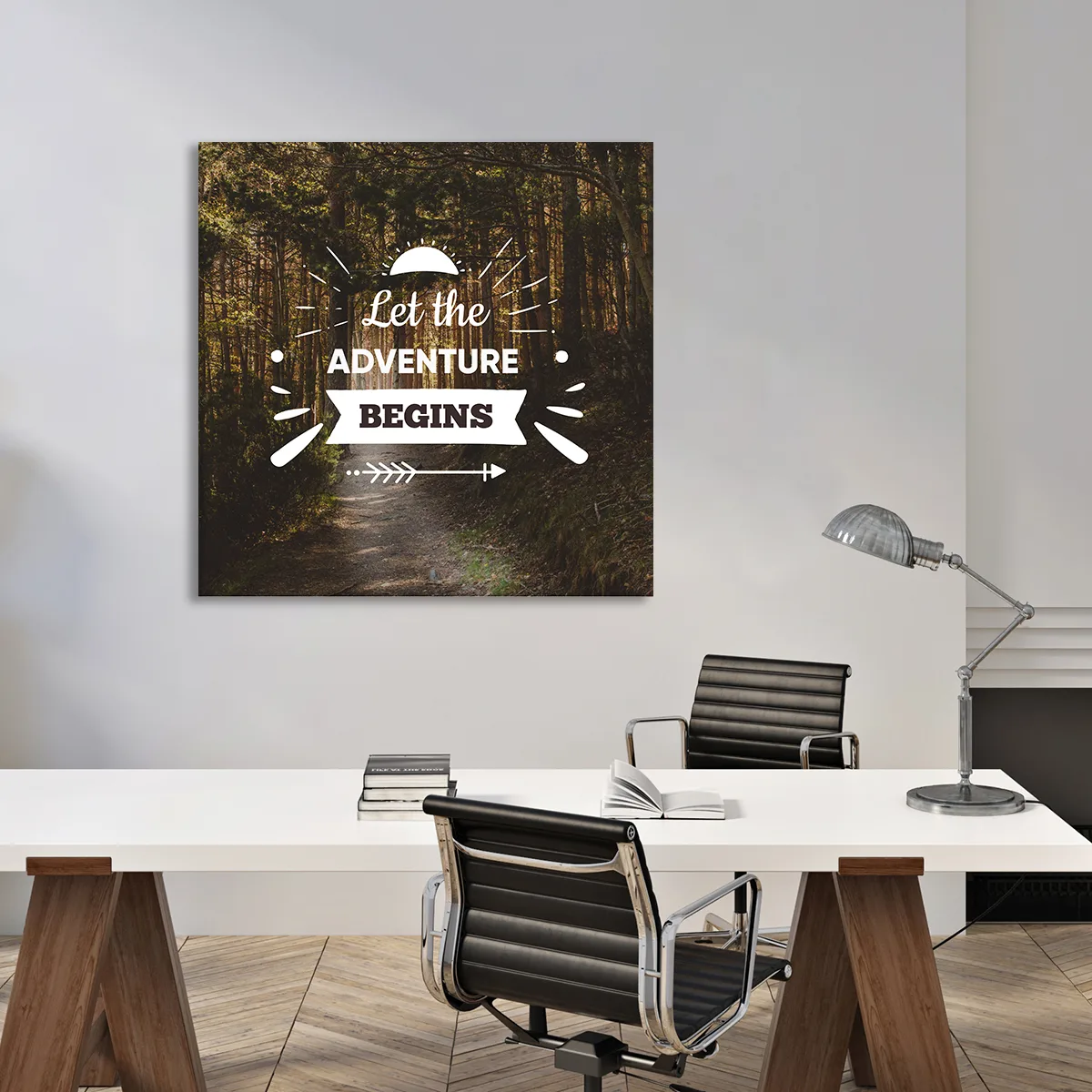 Tablou canvas Let the adventure begins — imaginea 3