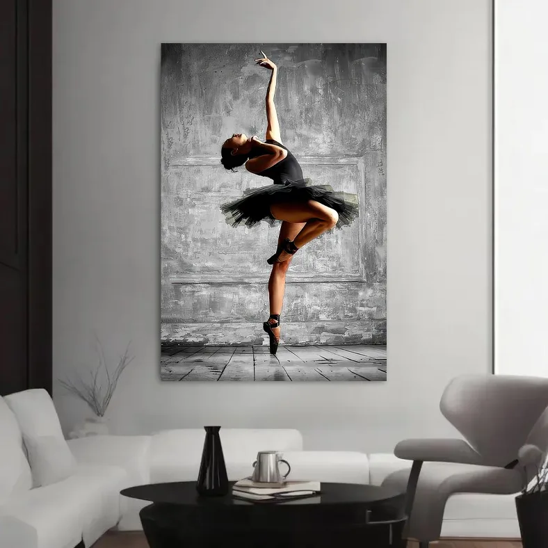 Tablou canvas cu balerina Gratia Dansului Etern — imaginea 2