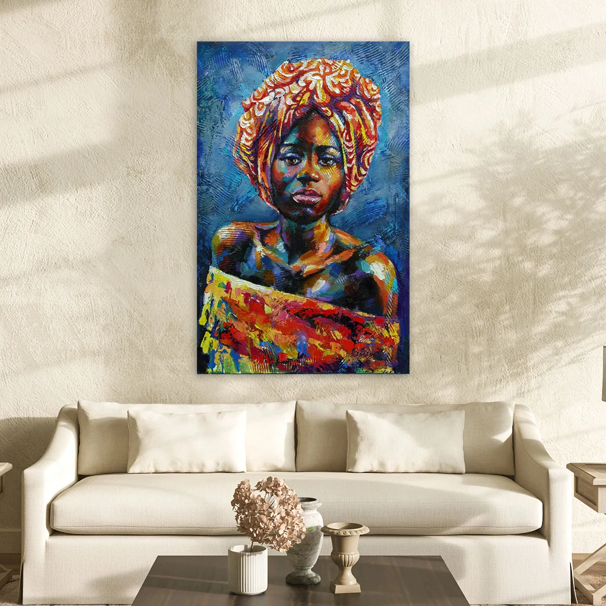 Tablou canvas femeie africana Makeba — imaginea 2