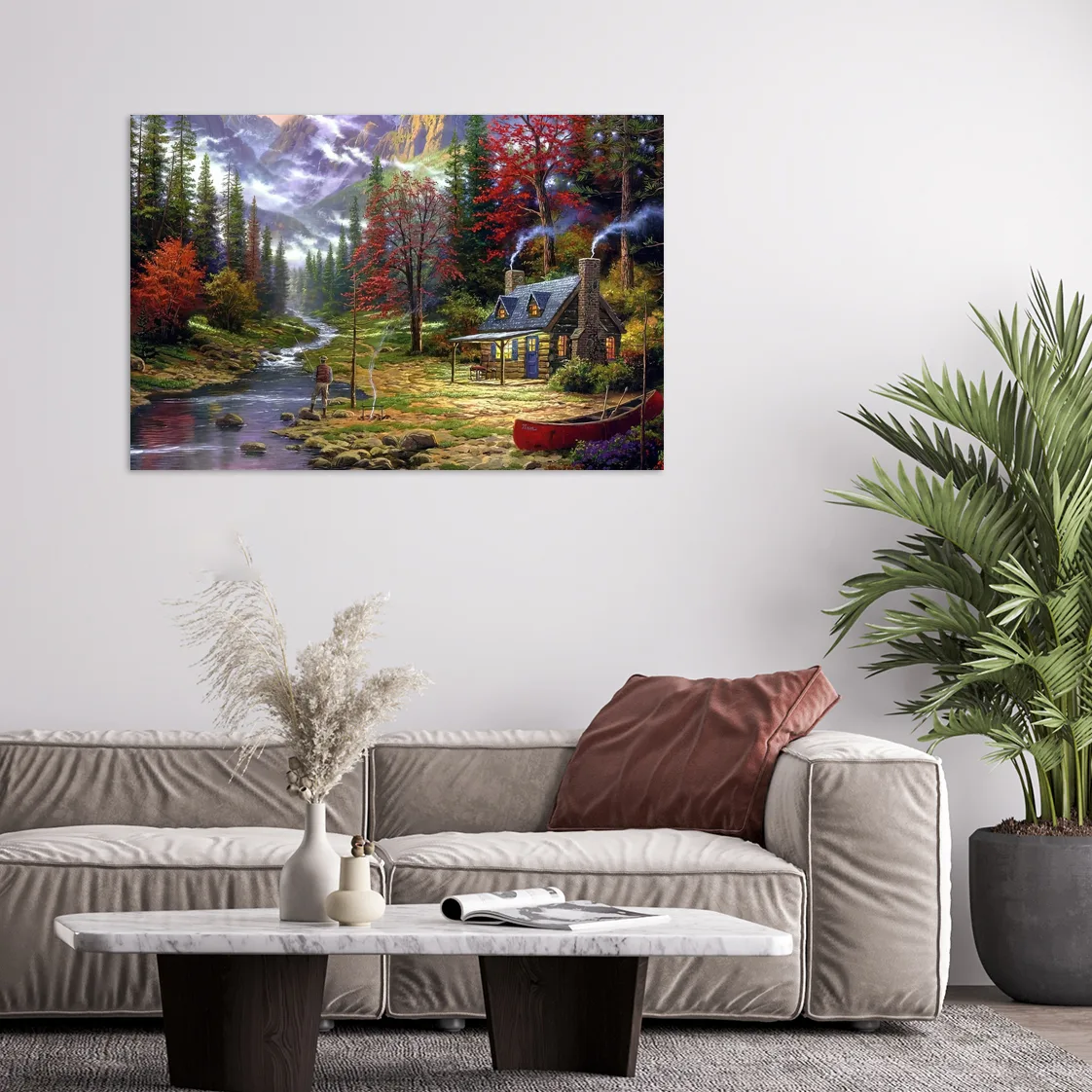 Tablou Canvas Amurgul în Munți — imaginea 4