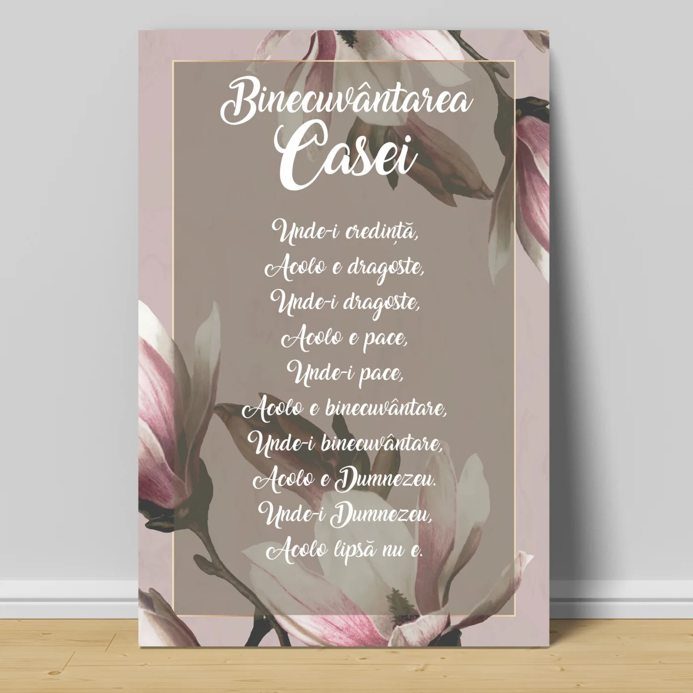 Tablou Binecuvantarea Casei, Magnolii, cadou de casa noua